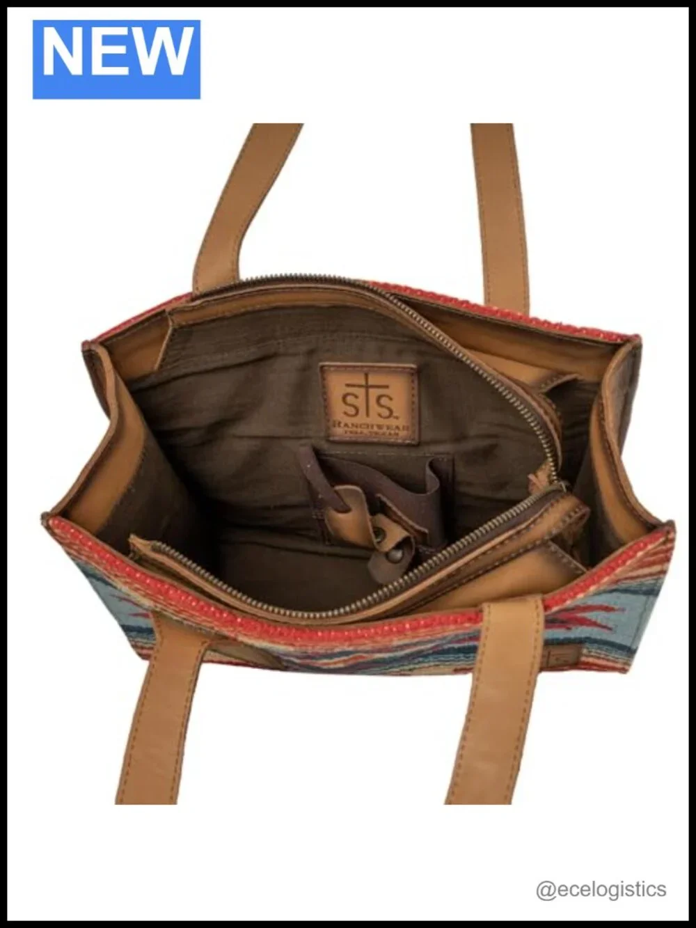 Genuine Leather Western Satchel with Conceal Carry Pocket
